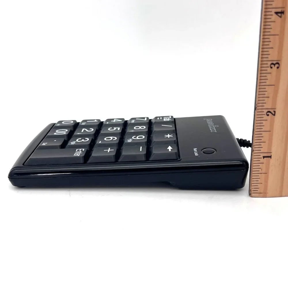 Perixx Peripad-201 Plus USB Cable Numeric External Keypad Large Keys Accounting